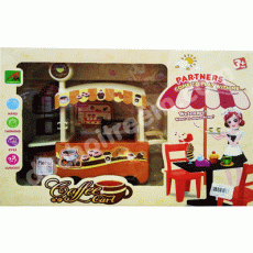 Xe đẩy cà phê, bánh kem 127-1 127-1-400
