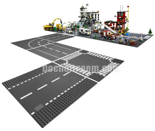 Lego City Duong thang va giao lo 7280 3