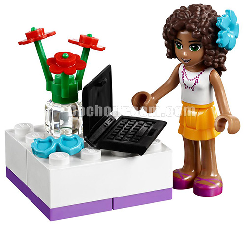 Lego Friend Phong ngu cua Andrea 41009 5