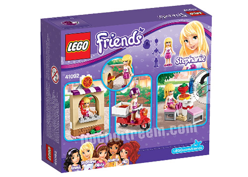 Lego Friends Cua hang banh pizza cua Stephanie 41092 3