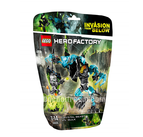 Lego Sieu anh hung, Crystal Beast đấu với Bulk 44026 1 Lego Sieu anh hung, Crystal Beast đấu với Bulk 44026 1