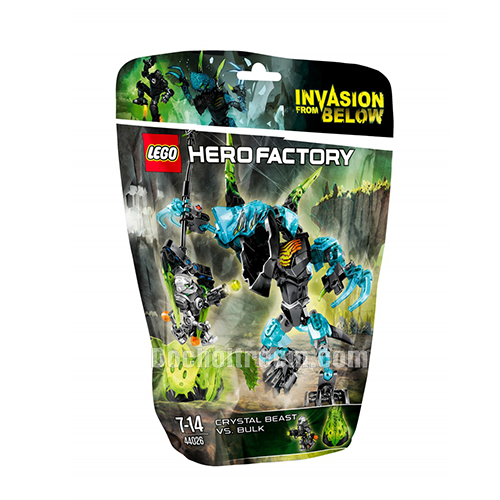 Lego Sieu anh hung, Crystal Beast đấu với Bulk 44026 1