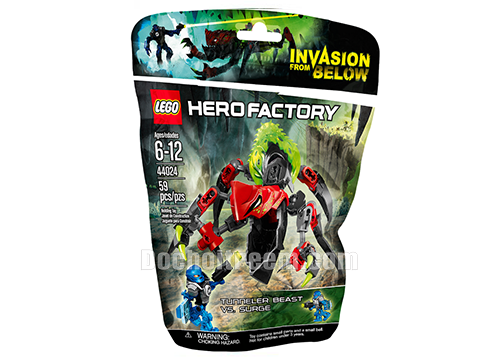 Lego Sieu anh hung, Tunneler Beast đấu với Surge 44024 2