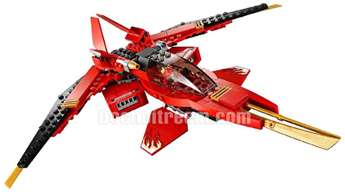 lego ninjago may bay chien dau cua Kai 70721 5