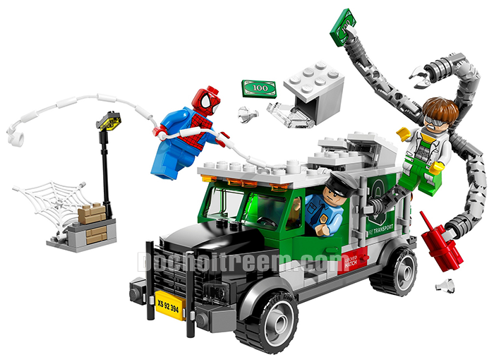 lego sieu anh hung, Doc Ock cuop xe cho tien 76015 4