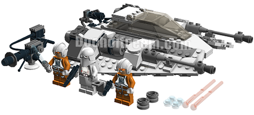 lego star war, tau truot tuyet 75049 6