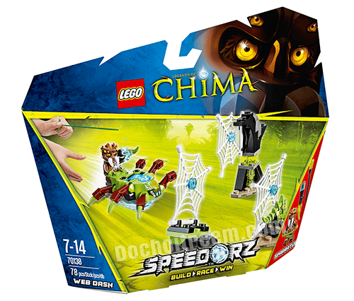 Lego Chima Xep hinh luoi nhen 70138 2