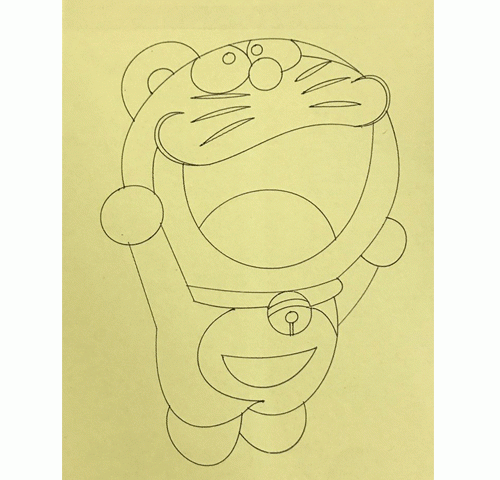 To-mau-tranh-cat-Doraemon-bay-voi-chong-chong-tre_1