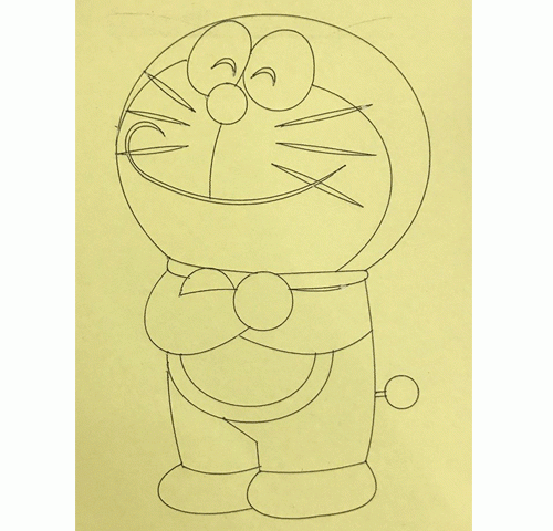 To-mau-tranh-cat-Doraemon-vong-tay_1