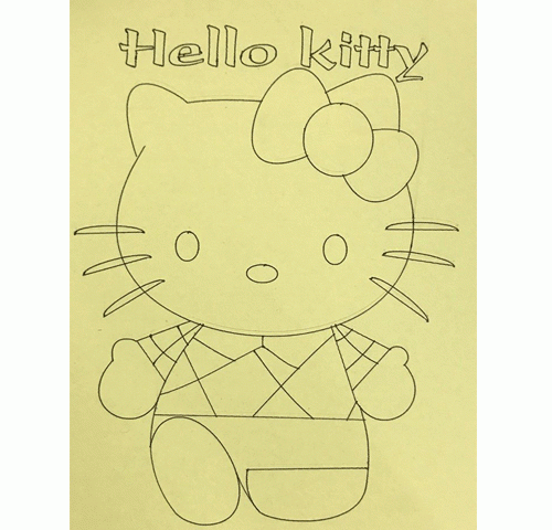 To-mau-tranh-cat-Hello-Kitty-dang-di_1