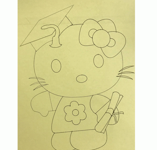 To-mau-tranh-cat-Hello-Kitty-di-hoc_1