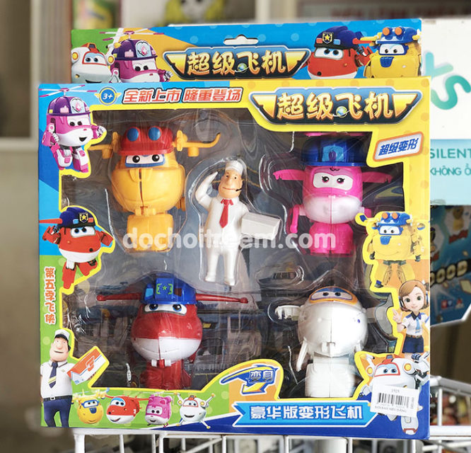 Hộp 5 nhân vật super wings đội bay siêu đẳng 1525