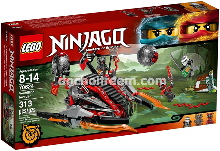 Lego Ninzago - Cỗ xe tàn phá của bọn Vermillion 70624