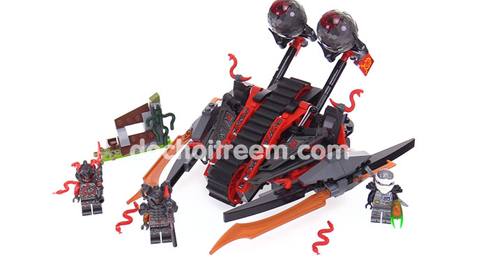 Lego Ninzago - Cỗ xe tàn phá của bọn Vermillion 70624