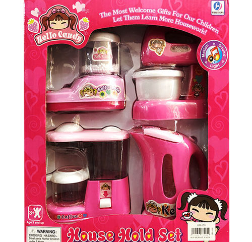 Bộ bếp 4 món máy xay sinh tố, máy trộn, máy pha cà phê, bình đun nước 858-135