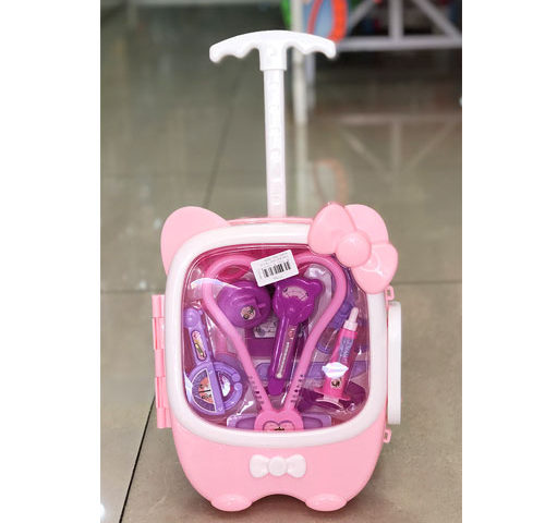 Vali kéo bác sĩ hình hello kitty hồng 7773A