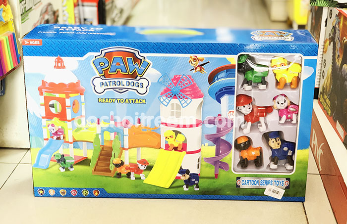 Vườn chơi cầu trượt chó cứu hộ DT556