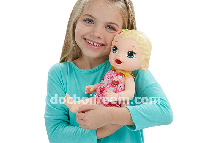 Búp bê Baby Alive - Bé Lily tập ăn dặm C2697