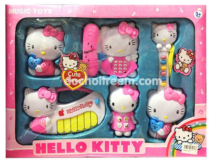 Đồ chơi phát nhạc 5 món hello kitty 