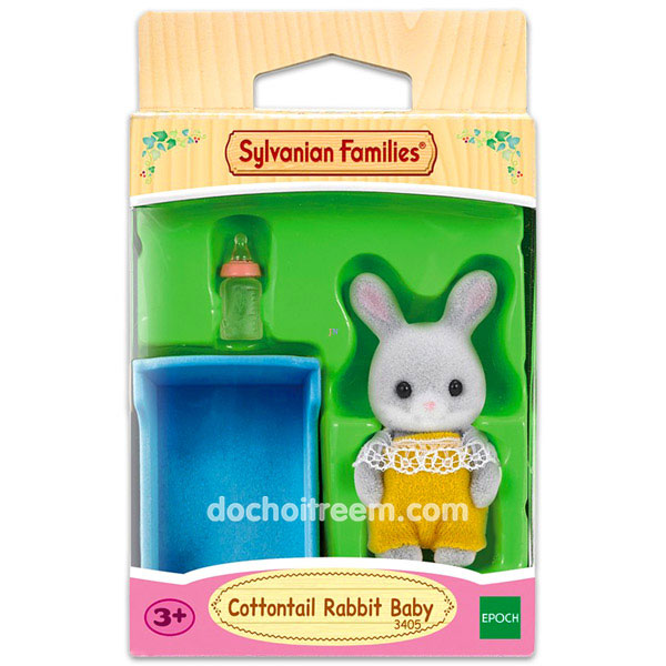 em bé thỏ đuôi bông