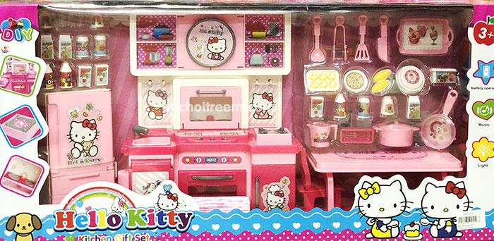 nhà bếp pin mèo kitty tủ lạnh 1966-13A