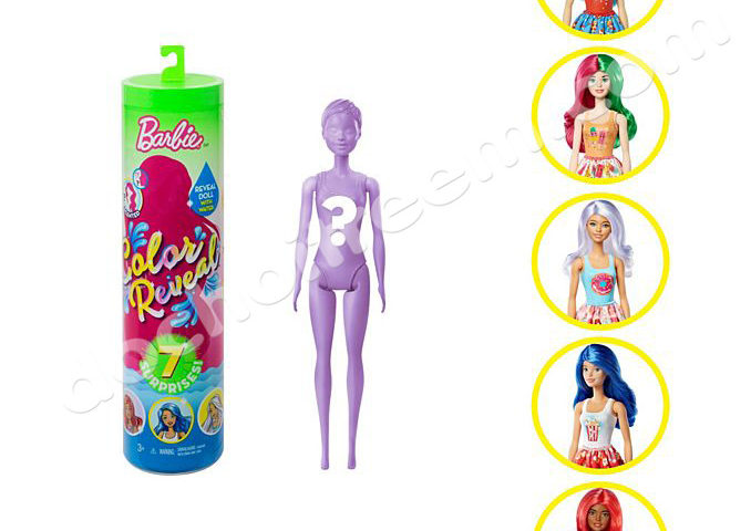 Búp bê Barbie đổi màu 2 GTP41