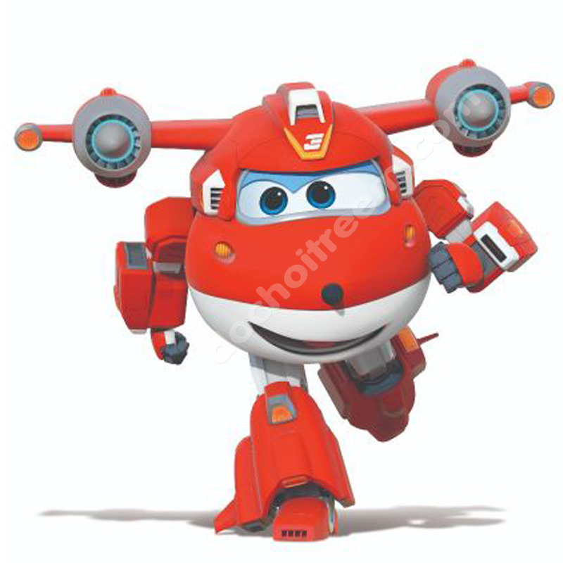Robot biến hình máy bay cỡ lớn Jett Tia Chớp siêu cấp YW740283