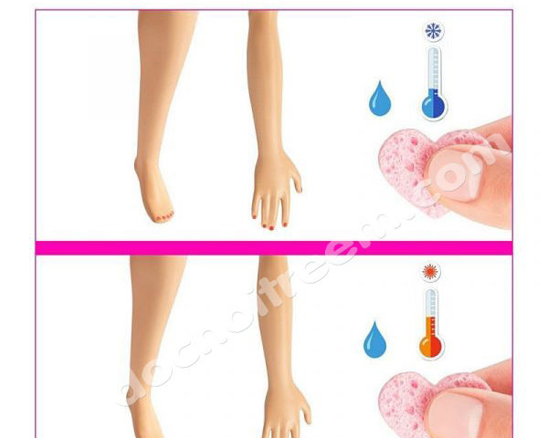 Búp bê Barbie thư giãn ở spa GHN07