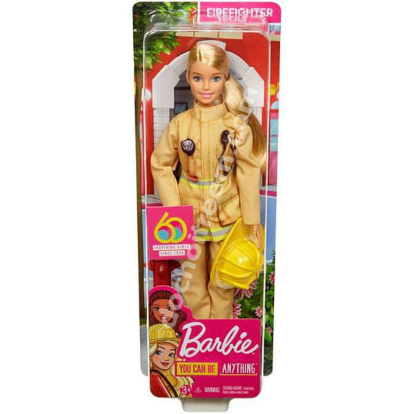 Búp bê Barbie nghề nghiệp kỉ niệm 60 năm - Lính cứu hỏa GFX29/GFX23