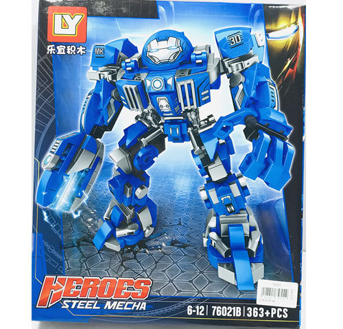 Lap-rap-Heroes-stell-mecha-xanh-duong-76021B