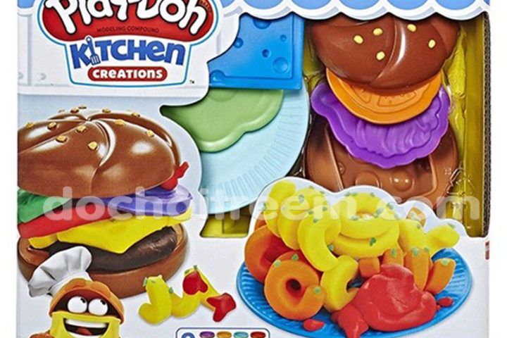 Bộ đồ chơi bột nặn Playdoh Bữa ăn Burger E5112