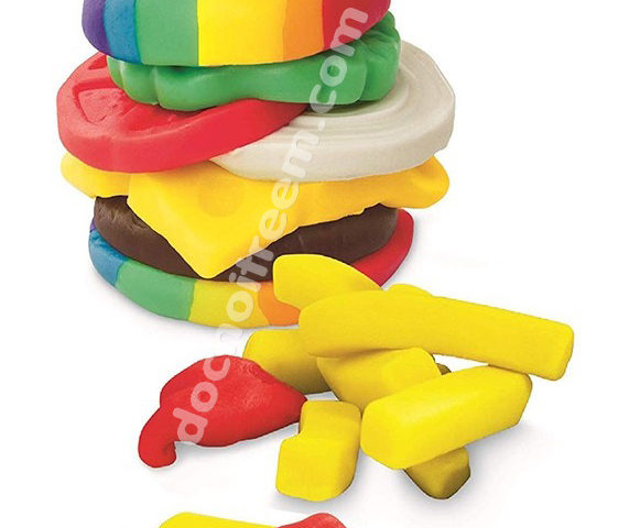 Bộ đồ chơi đất nặn Playdoh bữa ăn Burger E5112