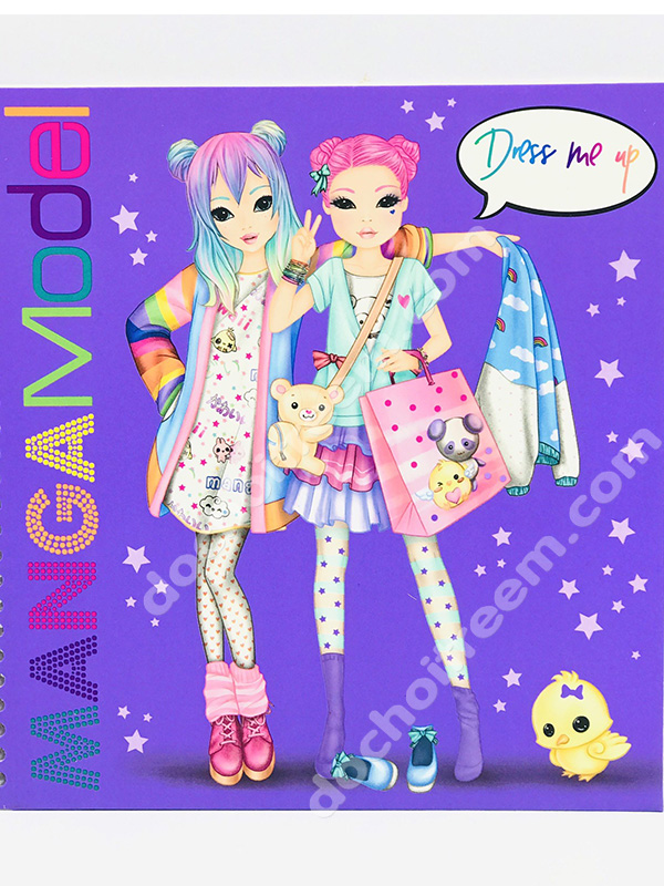 Dán hình thiết kế thời trang MANGA TOPMODEL