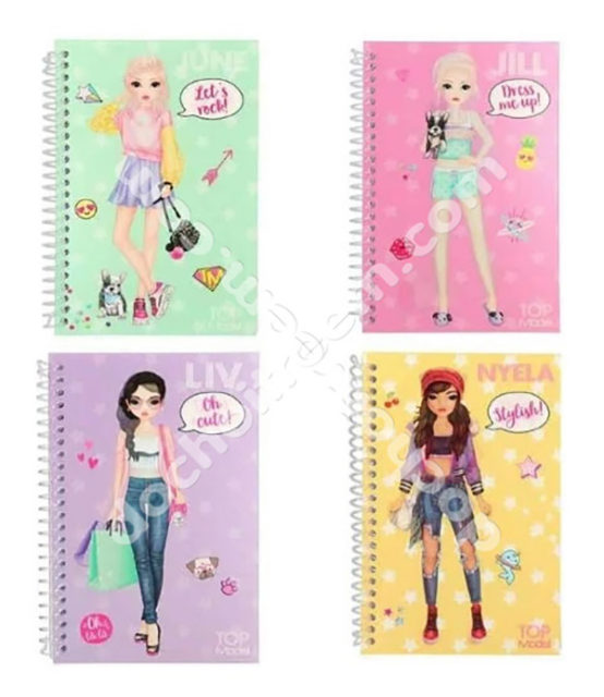 Dán hình stickers thiết kế thơi trang Topmodel