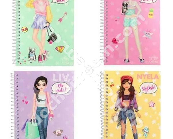 Dán hình stickers thiết kế thơi trang Topmodel