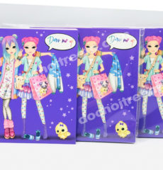 Sách dán hình thiết kế thời trang MANGA TOPMODEL