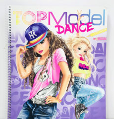 Hình dán stickers và thiết kế thời trang Dance Colouring Book