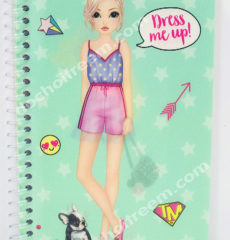 Dán hình stickers thiết kế thời trang TOPMODEL