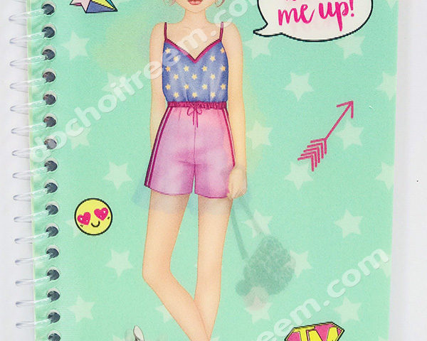 Dán hình stickers thiết kế thời trang TOPMODEL