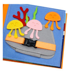 Sách vải bé yêu âm nhạc bài hát Three Jellyfish
