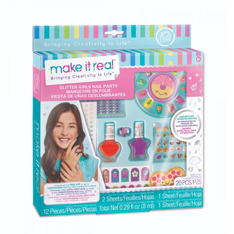 Bộ sơn móng tay lấp lánh Make It Real Bộ sơn móng tay lấp lánh Make It Real