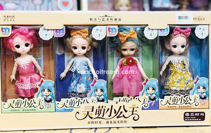 Bộ sưu tập búp bê mini mắt thủy tinh