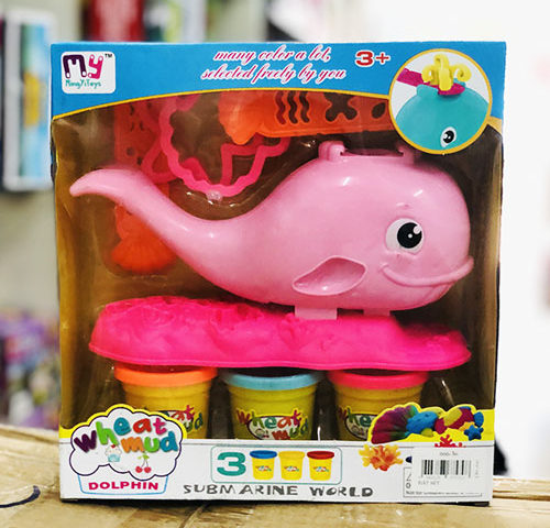 Bột nặn cá heo hồng