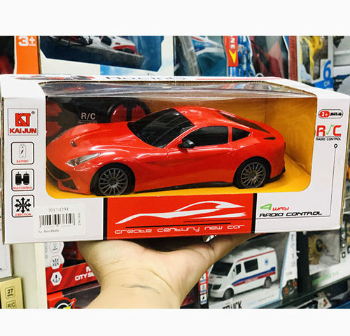 Ô tô điều khiển từ xa chạy pin màu đỏ