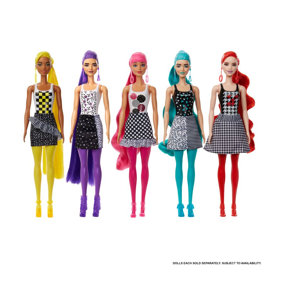 Búp bê Barbie đổi màu phiên bản Color Block