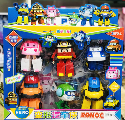 Bộ robocar poli biến hình 6c