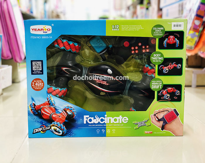 Xe điều khiển từ xa cảm ứng tay màu đen