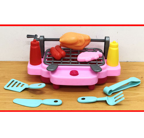 Đồ chơi nấu ăn bếp nướng BBQ có âm thanh, có khói