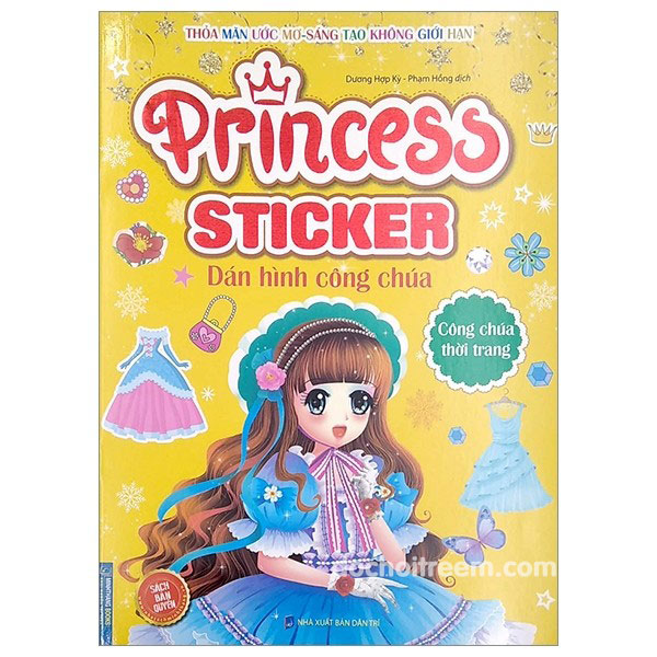Princess Sticker - Dán hình Công Chúa Thời Trang