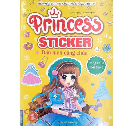 Princess Sticker - Dán hình Công Chúa Thời Trang